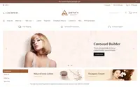 Artify Beauty theme preview