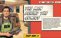 Comics Store (Retro) theme preview