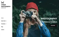 Chique Photography theme preview