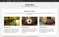 Clean Box theme preview