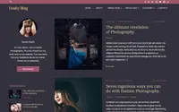Dusky Blog theme preview