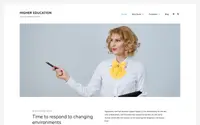 Higher Education theme preview