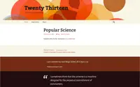 Twenty Thirteen theme preview