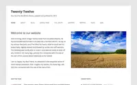 Twenty Twelve theme preview