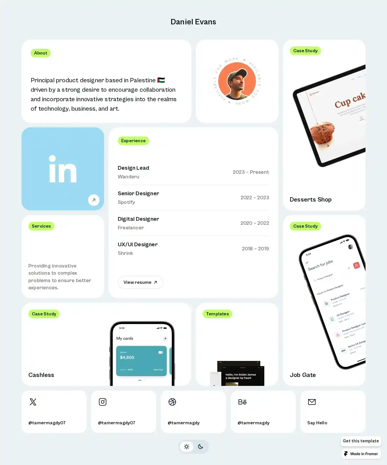 BenBox home page on desktop
