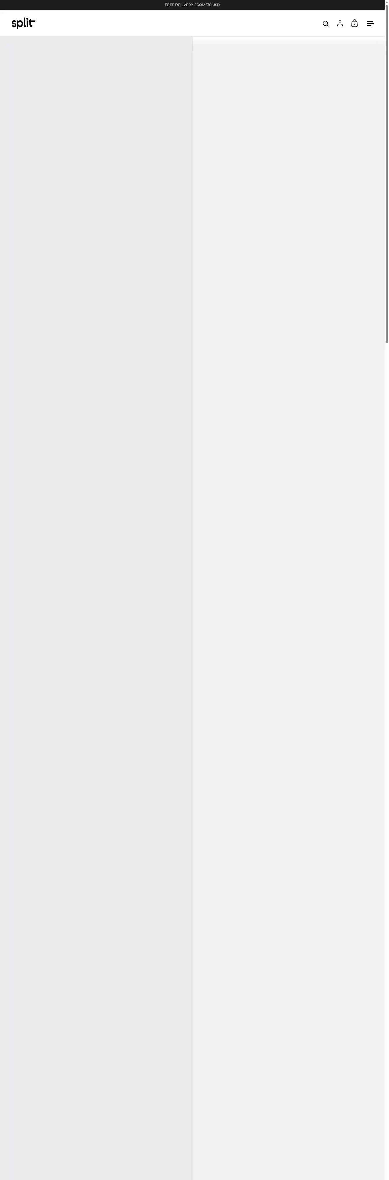 Split home page on desktop