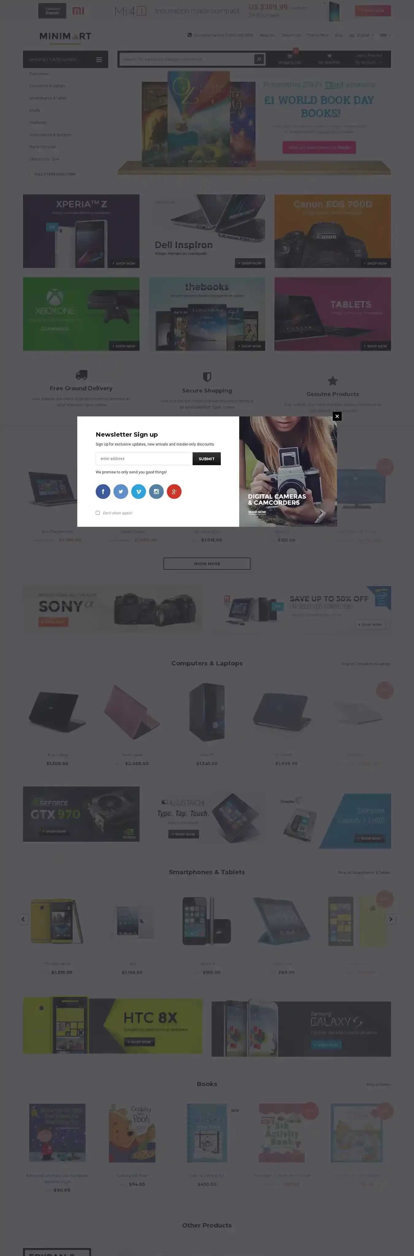 DECORTICA home page on desktop
