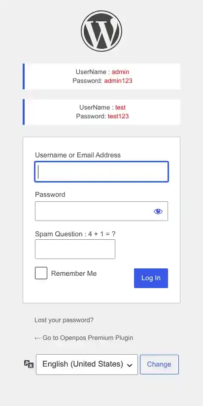 Blance home page on mobile